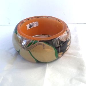 Chunky Abstract Floral Bracelet/Bangle- New